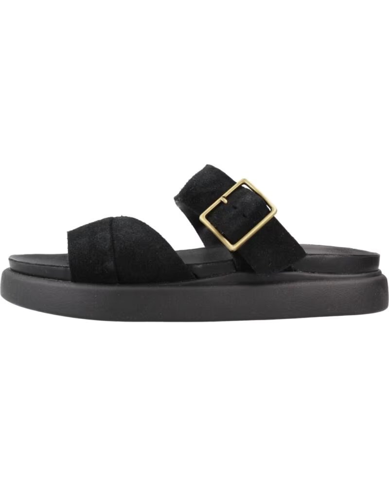 CLARKS SANDÁLIAS ARISTELLA MULE EM PELE PARA MULHER BLACK