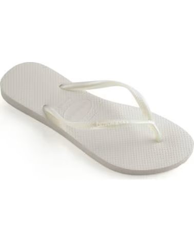 HAVAIANAS CHANCLAS SLIM BLANCAS PARA MUJER 0001WHITE