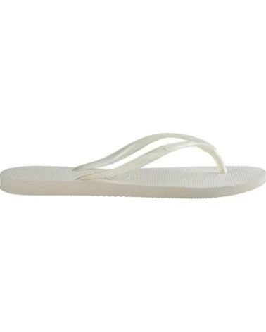 HAVAIANAS CHANCLAS SLIM BLANCAS PARA MUJER 0001WHITE