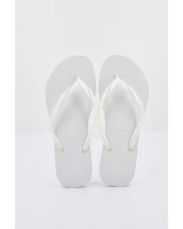 HAVAIANAS CHANCLAS SLIM BLANCAS PARA MUJER 0001WHITE