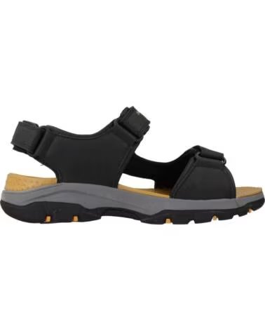 SKECHERS Sandalias 204106-Blk en negro para hombre NEGRO