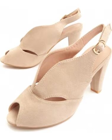 MONTEVITA BRIHEL14 ABSATZSANDALEN BEIGE