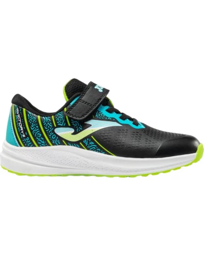 JOMA VICTORY VELCRO NEGRO-TURQUESA-LIMA PARA NINOS - 35 VARIOS COLORES