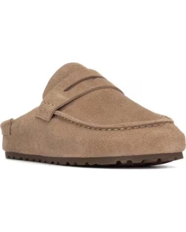 XTI CLOG LOAFERS 145498 IN TAUPE SUEDE