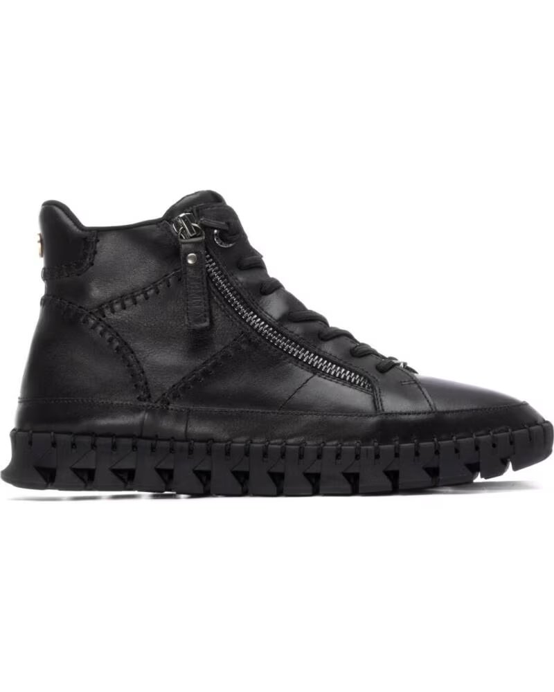 CARMELA 162708 SNEAKER AUS SCHWARZEM LEDER NEGRO