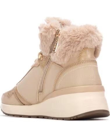 BOTÍN CARMELA 162654 BEIGE CON PELO