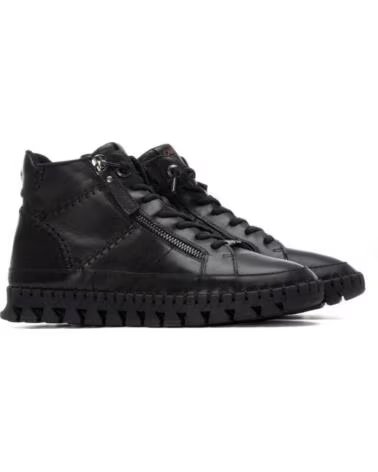 CARMELA 162708 SNEAKER AUS SCHWARZEM LEDER NEGRO