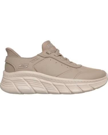 SKECHERS SNEAKERS BOBS B FLEX HI-WORKDAY TAUPE