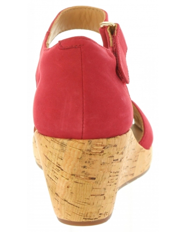 Sandali per Donna CLARKS 26132327 UN PLAZA RED NUBUCK