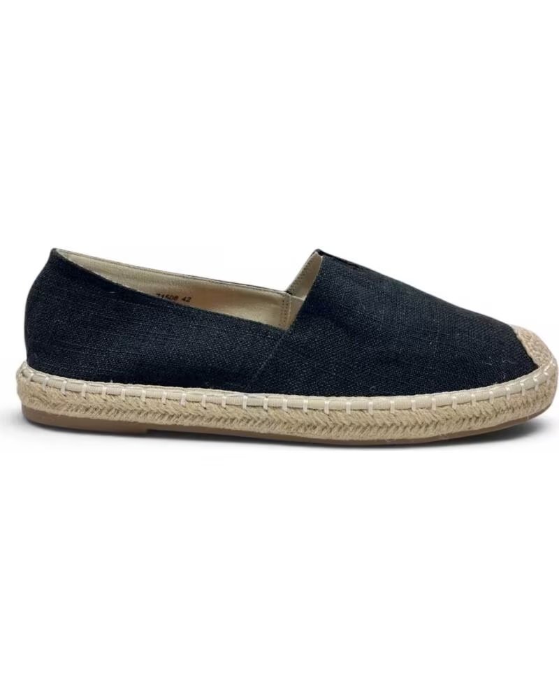 TIMBOS Alpargata esparto de hombre negro 133244 NEGRO