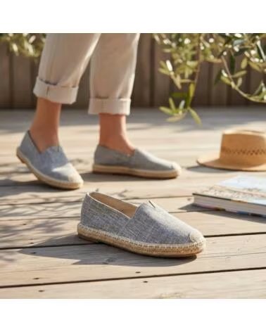 TIMBOS Alpargata esparto de hombre gris 133242 GRIS