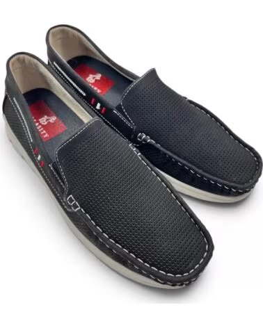 TIMBOS MOCASSINO UOMO 133222 TRAFORATO CASUAL NERO NEGRO