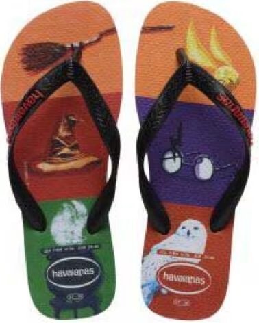 HAVAIANAS CHINELO TOP HARRY POTTER MULHER PRETO 1069BLACK