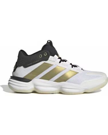 ADIDAS ZAPATILLAS COURTSTABIL M BLANCAS Y DORADAS 100 BLANCO