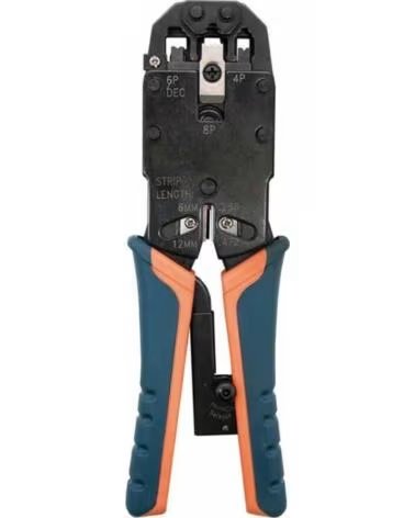 NANO CABLE Crimpadora Metalica de Carraca Nanocable 10 31 0102 para RJ10-RJ11-RJ12-RJ45