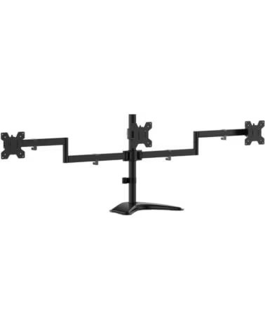 AISENS Soporte de Sobremesa para 3 Monitores DT27TSR-287- Giratorio- Inclinable- hasta 10kg
