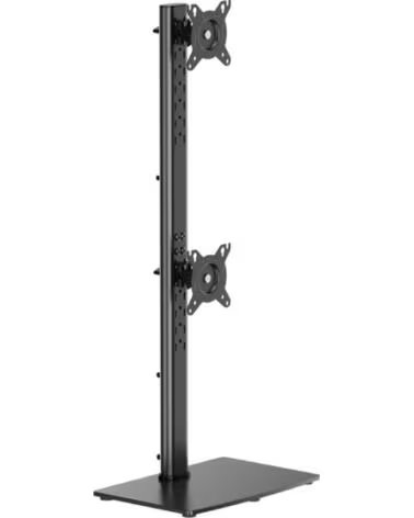 AISENS Soporte de Mesa para 2 Monitores DT34TSR-459- Giratorio- Inclinable- hasta 12kg