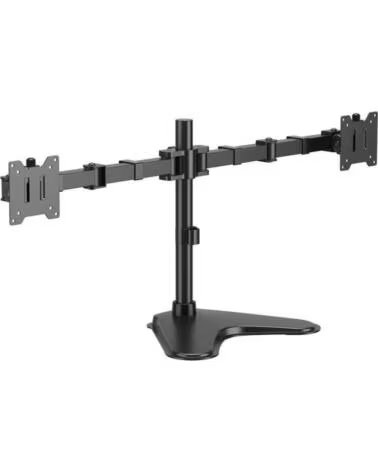 AISENS Soporte de Sobremesa para 2 Monitores DT35TSR-361- Giratorio- Inclinable- hasta 20kg