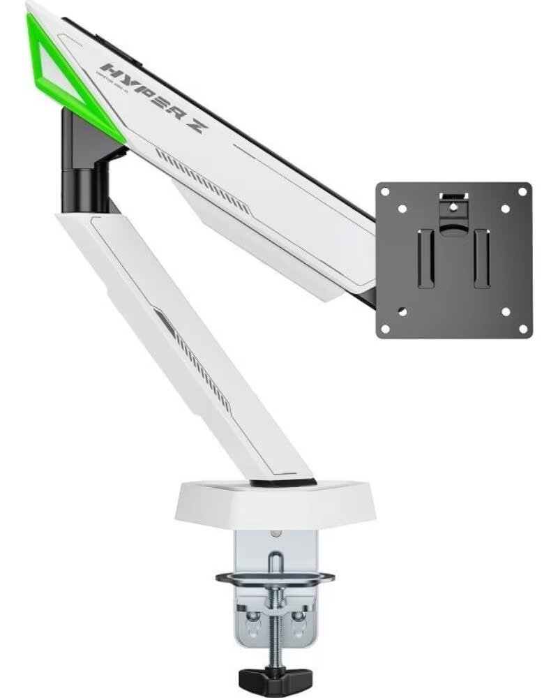 AISENS Soporte de Mesa Gaming con Contrapeso para Monitor DT49TSR-343- Giratorio- Inclinable- hasta 16kg