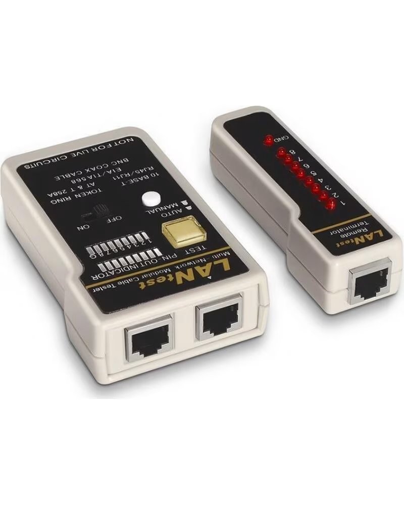 AISENS Tester A142-0314 para RJ11-RJ12-RJ45- Coaxial