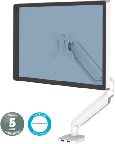 FELLOWES Soporte de Mesa para Monitor 8056201- Giratorio- Inclinable- hasta 8kg