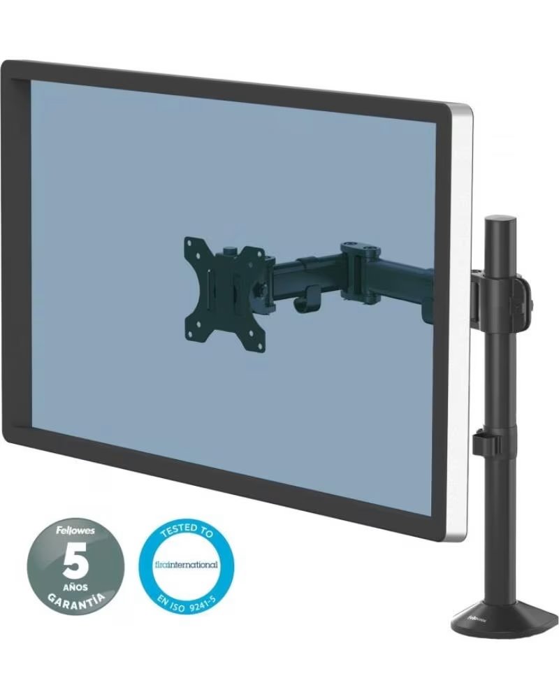 FELLOWES Soporte de Mesa para Monitor 8502501- Giratorio- Inclinable- hasta 8kg