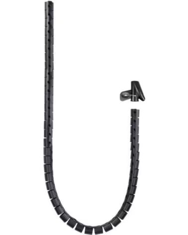 NANO CABLE Organizador de Cables en Espiral Nanocable 10 36 0002-BK- 2m