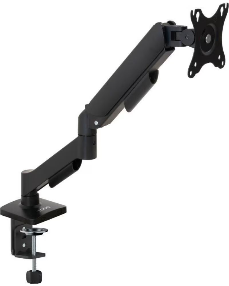 TOOQ Soporte de Mesa para Monitor DB1733TNR-B- Giratorio- Inclinable- hasta 9kg