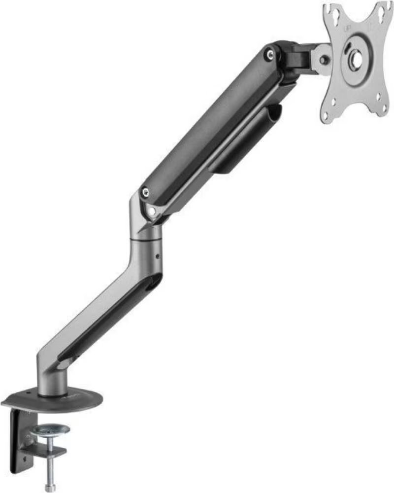 TOOQ Soporte de Mesa para Monitor DB4032TNR-G- Giratorio- Inclinable- hasta 9kg