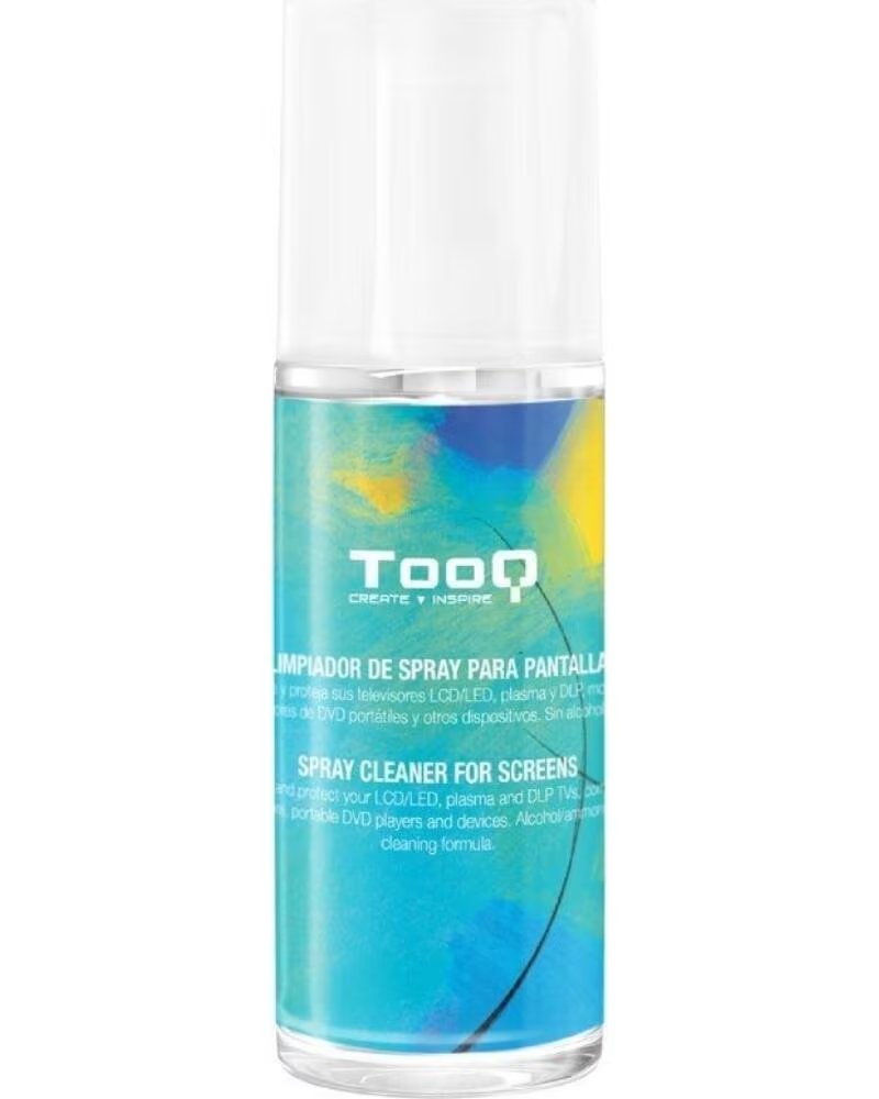 TOOQ Kit Limpiador de Pantallas TQSC0016- Spray 150ml Pano Microfibra