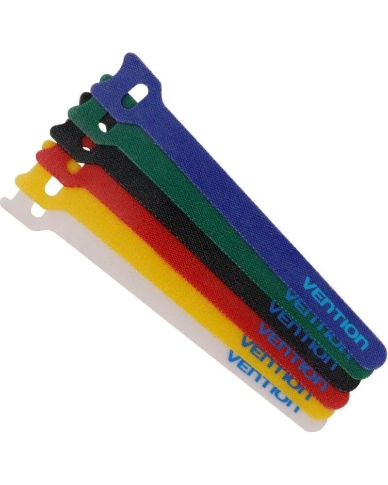VENTION Tira Organizadora de Cables KAC00- 15cm- Pack de 6