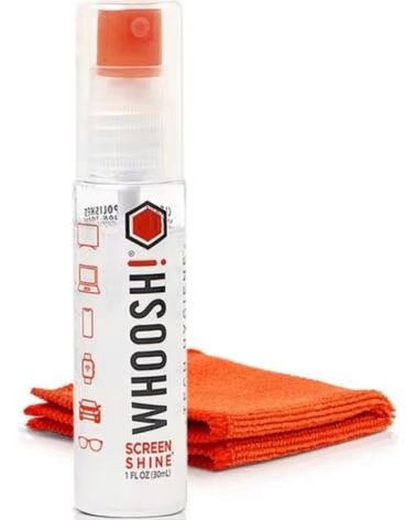 WHOOSH Kit Limpiador de Pantallas Kit Go WSH002- Spray 30ml Pano Microfibra