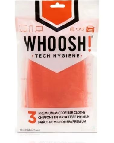 WHOOSH Pack de 3 Panos de Microfibra WSH007- 35 6 x 35 6 cm