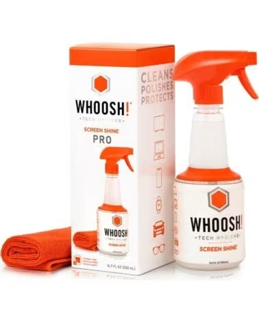 WHOOSH Kit Limpiador de Pantallas WSH005- Spray 500ml Pano Microfibra