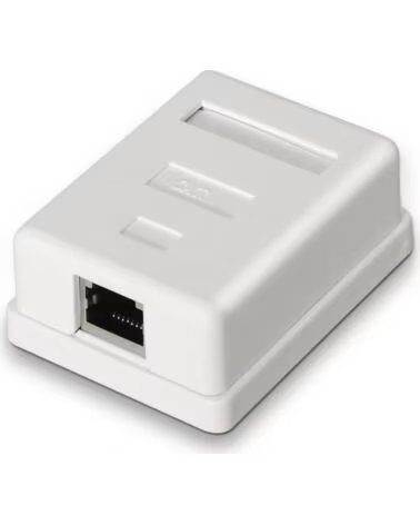 AISENS Roseta de Superficie A139-0303- Cat 6- 1 Toma