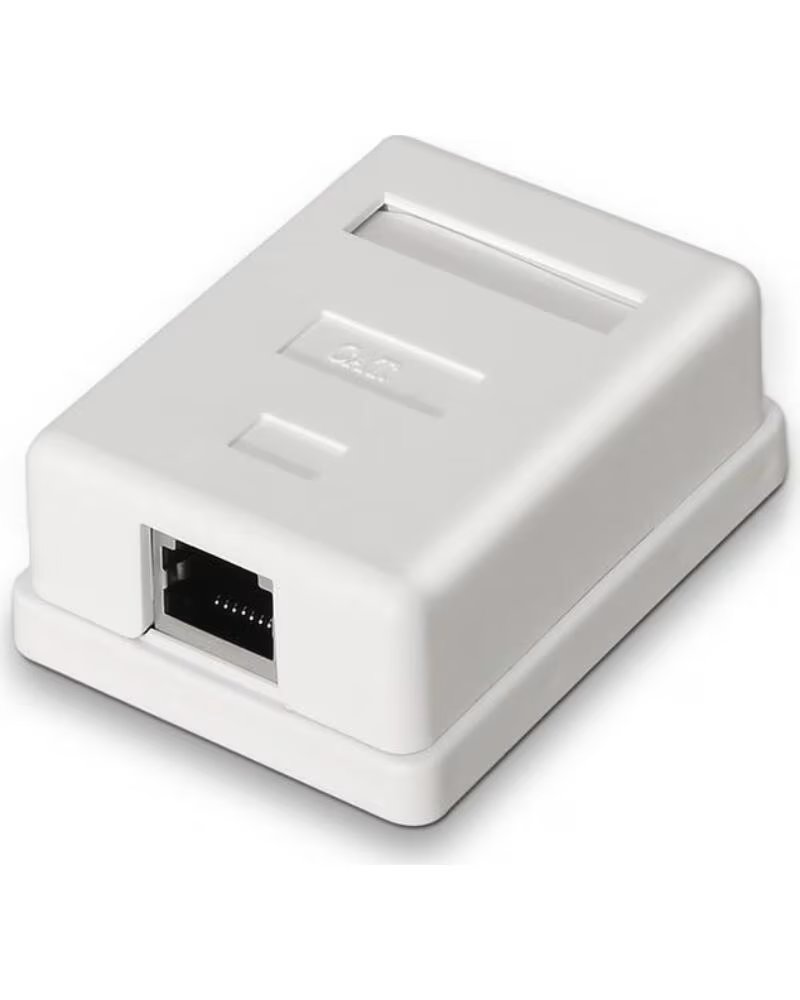 AISENS Roseta de Superficie A139-0303- Cat 6- 1 Toma