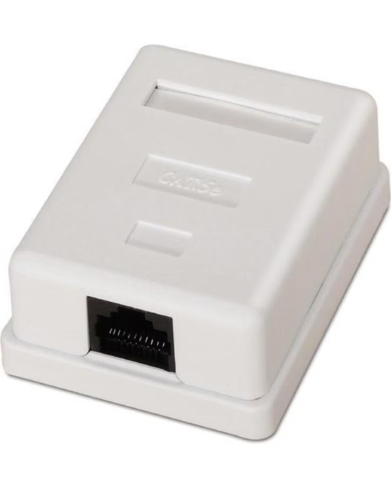 AISENS Roseta de Superficie A138-0296- Cat 5e- 1 Tomas