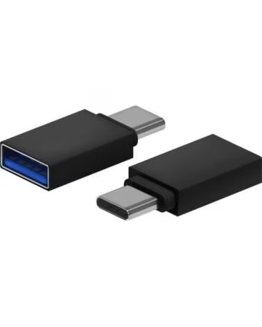 AISENS Adaptador USB 3 2 A108-0717- USB Hembra - USB Tipo-C Macho- Negro