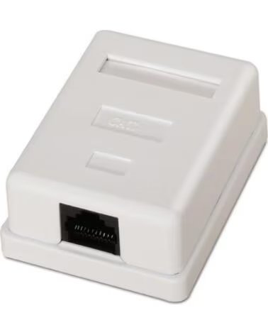 AISENS Roseta de Superficie A139-0301- Cat 6- 1 Toma