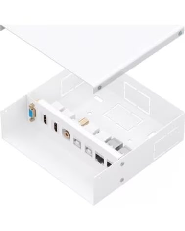 AISENS Caja de Conexiones A127-1031- VGA - 2x HDMI - Jack 3 5 - 2x USB-B - 2x RJ45