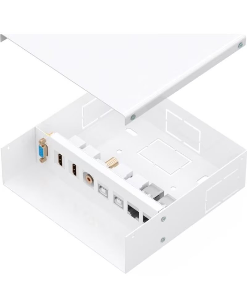 AISENS Caja de Conexiones A127-1031- VGA - 2x HDMI - Jack 3 5 - 2x USB-B - 2x RJ45