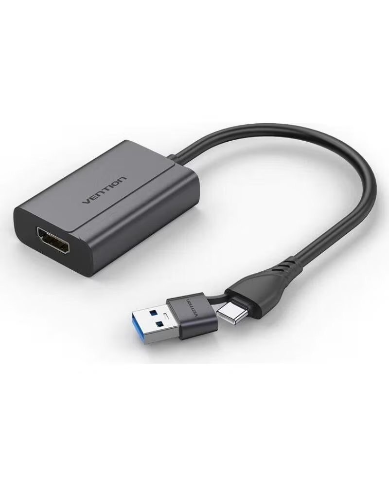 VENTION Adaptador ACYHB- USB Tipo-C Macho- USB Macho - HDMI Hembra