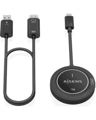 AISENS Adaptador-Transmisor de video inalambrico USB Tipo-C - HDMI ASWL-H2KC30M003-BK