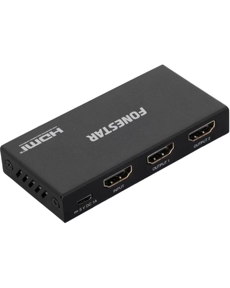 FONESTAR Duplicador HDMI FO-22S2ED- 2x HDMI Hembra - HDMI Macho