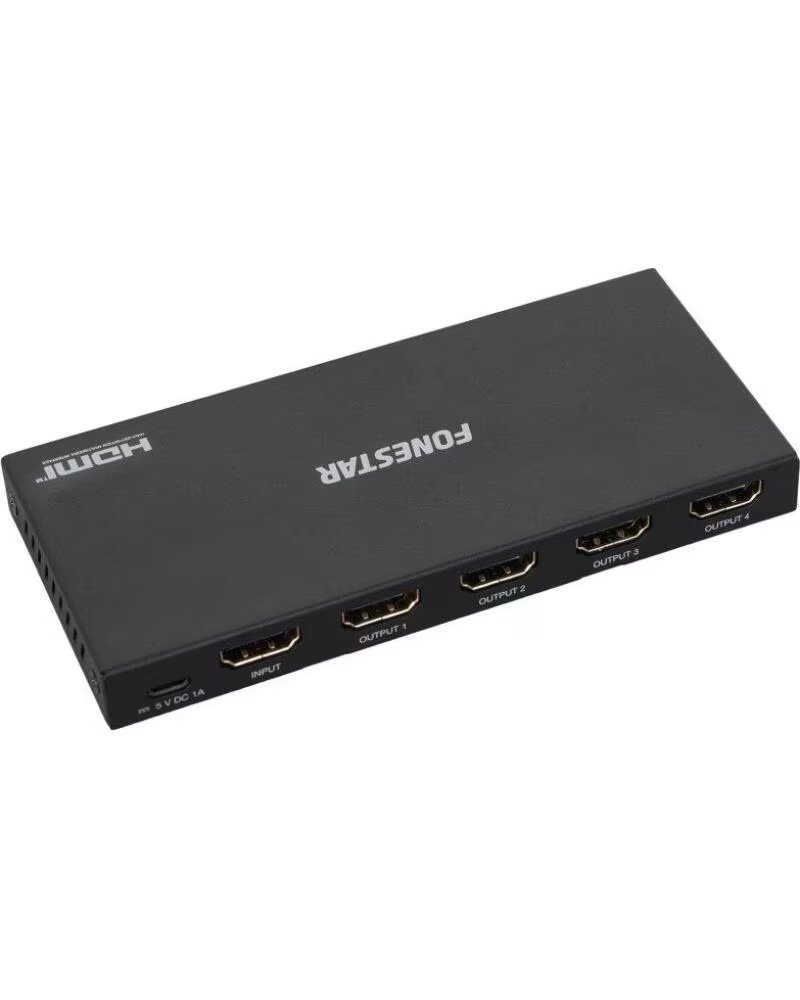 FONESTAR DISTRIBUIDOR AMPLIFICADOR HDMI FO-22S4ED 1X4 4K