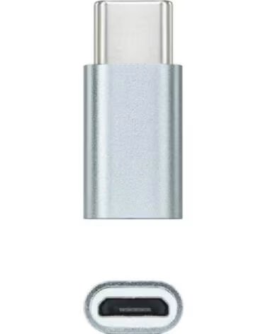 NANO CABLE Adaptador Nanocable 10 02 0011- USB Tipo-C Macho - MicroUSB Hembra