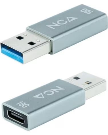 NANO CABLE Adaptador USB 3 1 Nanocable 10 02 0013- USB Macho - USB Tipo-C Hembra