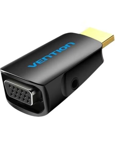 VENTION Adaptador Conversor AIDB0- HDMI Macho a VGA Hembra- Audio Jack 3 5mm