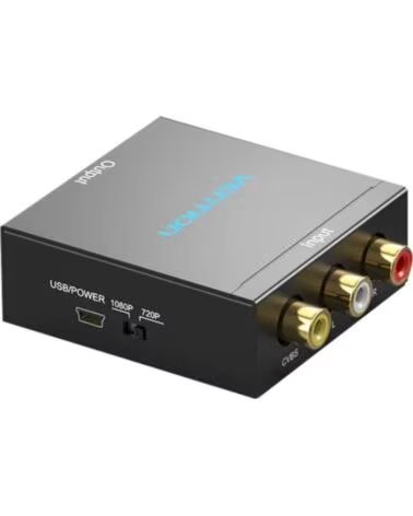 VENTION Convertidor RCA a HDMI AEFB0- RCA Hembra - HDMI Hembra - MiniUSB Hembra