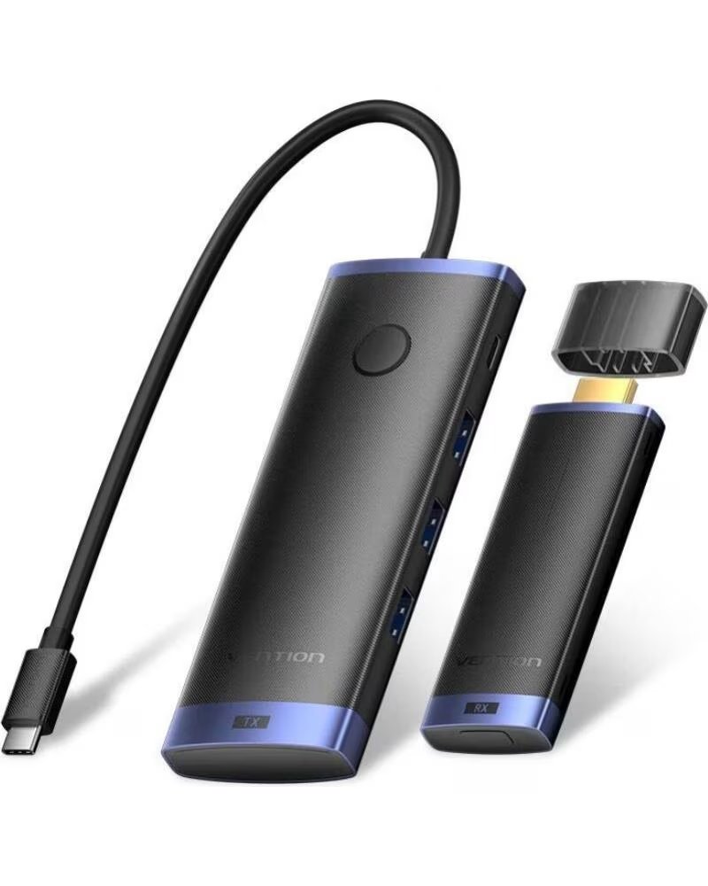 VENTION Adaptador-Transmisor de video inalambrico USB Tipo-C 3 2 - HDMI TPVBB- 60W